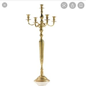COPY - COPY - Accent Decor Gold Candelabra